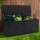 Gardeon 490L Lockable Outdoor Storage Box - Weather-Resistant Garden Bench & Tool Shed, Black, Easy Assembly