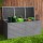 Gardeon 490L Lockable Outdoor Storage Box - Weather-Resistant PP, Bench Seat, Ideal for Tools & Toys, Black/Grey