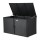 Gardeon Black Wicker Outdoor Storage Cabinet - 2-in-1 Deck Shed, 88 Gal Capacity, Steel Frame, UV & Weather Resistant