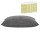 Artiss 3-in-1 Corduroy Bean Bag Chair Convertible Sofa Floor Cushion Memory Foam Filling 11kg Grey 180x140cm