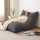 Artiss 3-in-1 Corduroy Bean Bag Cover Convertible Floor Cushion Sofa Chair Grey 180x140cm No Filler Extra Large