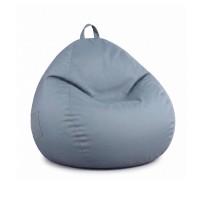 Artiss Outdoor Bean Bag Cover Grey 600D Polyester Splash‑Proof UV‑Resistant Teardrop Chair Cover No Filler