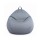 Artiss Outdoor Bean Bag Cover Grey 600D Polyester Splash‑Proof UV‑Resistant Teardrop Chair Cover No Filler