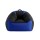 Artiss Gaming Bean Bag Chair Cover 600D Water Resistant Splash Proof with Pockets Cup Holder Blue Black