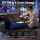 Artiss Gaming Bean Bag Chair Cover 600D Water Resistant Splash Proof with Pockets Cup Holder Blue Black