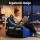 Artiss Gaming Bean Bag Chair Cover 600D Water Resistant Splash Proof with Pockets Cup Holder Blue Black
