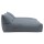 Artiss 2-Seater Outdoor Bean Bag Cover Grey 600D Polyester Splash Proof UV Resistant Large L-Shape Sofa Cover
