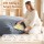 Artiss 2-Seater Outdoor Bean Bag Cover Grey 600D Polyester Splash Proof UV Resistant Large L-Shape Sofa Cover
