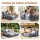 Artiss 2-Seater Outdoor Bean Bag Cover Grey 600D Polyester Splash Proof UV Resistant Large L-Shape Sofa Cover