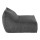 Artiss L‑Shaped Corduroy Bean Bag Cover Grey 88x73x98cm Soft Washable Removable Cover for Adults and Kids