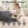 Artiss L‑Shaped Corduroy Bean Bag Cover Grey 88x73x98cm Soft Washable Removable Cover for Adults and Kids