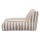Artiss Outdoor Bean Bag Cover Taupe White Water Resistant 600D Polyester L-Shape 120x60x66cm Comfort