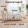 Artiss Outdoor Bean Bag Cover Taupe White Water Resistant 600D Polyester L-Shape 120x60x66cm Comfort