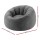 Artiss Grey Faux Fur Bean Bag Cover 107cm Round Large Washable Soft Lounge Seat Cover No Filler Included