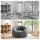 Artiss Grey Faux Fur Bean Bag Cover 107cm Round Large Washable Soft Lounge Seat Cover No Filler Included