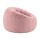 Artiss Large Faux Fur Bean Bag Cover 107x107x81cm Round Washable Plush Pink No Filler Included Option