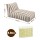 Artiss Outdoor Bean Bag Chair Taupe Memory Foam L-Shape Water-Resistant Polyester 120x60x66cm Long Lasting