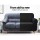 Artiss 3 Seater Sofa Cover, High Stretch Polar Fleece in Black, Machine Washable, All-Round Protection, Anti-Slip