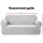 Artiss 3 Seater Sofa Cover Grey, High Stretch Polar Fleece Couch Protector, Anti-Slip, Machine Washable, Fits Most Sofas