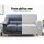 Artiss 3 Seater Sofa Cover Grey, High Stretch Polar Fleece Couch Protector, Anti-Slip, Machine Washable, Fits Most Sofas