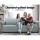 Artiss 4-Seater Sofa Cover - 100% Water-Resistant, Grey, Diamond-Quilted, Microfibre Fabric, Anti-Slip, Machine Washable