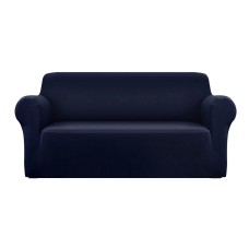 Artiss 3 Seater Sofa Cover Navy, Stretch Knitted Fabric, All-Round Protection, Anti-Slip, Machine Washable Artiss 3 Seater Sofa Cover Navy, Stretch Knitted Fabric, All-Round Protection, Anti-Slip, Machine Washable