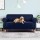 Artiss 3 Seater Sofa Cover Navy, Stretch Knitted Fabric, All-Round Protection, Anti-Slip, Machine Washable