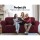 Artiss 3 Seater Sofa Cover Burgundy, Stretch Knitted Fabric, Machine Washable, Anti-Slip, All-Round Protection