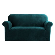 Transform Your Sofa with Artiss 2-Seater Velvet Sofa Cover, Agate Green - Stretchable, Anti-Slip, Machine Washable Transform Your Sofa with Artiss 2-Seater Velvet Sofa Cover, Agate Green - Stretchable, Anti-Slip, Machine Washable