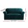 Transform Your Sofa with Artiss 2-Seater Velvet Sofa Cover, Agate Green - Stretchable, Anti-Slip, Machine Washable