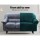 Transform Your Sofa with Artiss 2-Seater Velvet Sofa Cover, Agate Green - Stretchable, Anti-Slip, Machine Washable