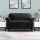 Artiss Black Velvet 2-Seater Sofa Cover - Stretchable, Anti-Slip, Machine Washable Crystal Velvet Couch Protector