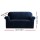 Artiss Velvet Sofa Cover 2-Seater - Stretchable Sapphire Couch Protector, Anti-Slip, Machine Washable, Crystal Velvet