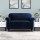 Artiss Velvet Sofa Cover 2-Seater - Stretchable Sapphire Couch Protector, Anti-Slip, Machine Washable, Crystal Velvet