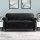 Artiss Velvet Sofa Cover, 3-Seater, Black - Stretchable, Anti-Slip, Machine Washable for All-Around Protection