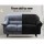Artiss 4-Seater Velvet Sofa Cover - Black, Stretchable, Anti-Slip, Machine Washable, Soft Crystal Velvet Protection
