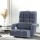 Artiss Floor Lounge Sofa Bed, Linen & Deluxe Flocking Fabric, Charcoal, 49x58x71cm, Adjustable, Swivel, Portable