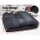 Artiss Charcoal 2-Seater Floor Lounge Sofa Bed with Adjustable Positions, Suede Fabric, Steel Frame, and Pillows