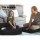 Giselle Bedding Black Foldable Mattress - Convertible Foam Bed/Sofa, Breathable Air Mesh, 180x70x24cm, Washable Cover