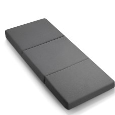 Giselle Bedding Foldable Mattress - Single Size, High-Density Foam, Washable Cover, Dark Grey, 190x79x10cm, Portable Bed Giselle Bedding Foldable Mattress - Single Size, High-Density Foam, Washable Cover, Dark Grey, 190x79x10cm, Portable Bed
