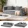 Artiss 3-in-1 Convertible Sofa Bed Velvet Grey Pull Out Mattress Lounge Couch High-Density Foam 300kg
