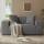 Artiss 2 Seater Corduroy Loveseat Sofa Bed - No Assembly, High-Density Foam, Pocket Spring, Grey, Bonus Cushions