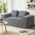 Artiss 2 Seater Corduroy Loveseat Sofa Bed - No Assembly, High-Density Foam, Pocket Spring, Grey, Bonus Cushions