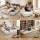 Artiss 3-Seater Modular Boneless L-Shaped Sofa Bed Corduroy White 275x170cm Comfortable Supportive Cushioning