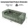 Artiss Comfort Boneless 3‑Seater Compressed Sofa Bed 186cm Green Luxury Chenille High‑Density Foam Core