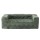 Artiss Comfort Boneless 3‑Seater Compressed Sofa Bed 186cm Green Luxury Chenille High‑Density Foam Core