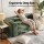 Artiss Comfort Boneless 3‑Seater Compressed Sofa Bed 186cm Green Luxury Chenille High‑Density Foam Core