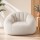 Artiss Shell-Shaped Boneless Couch Faux Fur Small Single Boneless Bean Bag Lounge Chair White 130x112x74cm
