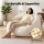 Artiss Shell-Shaped Boneless Couch Faux Fur Small Single Boneless Bean Bag Lounge Chair White 130x112x74cm