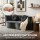 Artiss 2-in-1 Convertible Compressed Sofa Bed Folding Boneless Curved Sleeper Couch Grey 2 Pillows 200cm